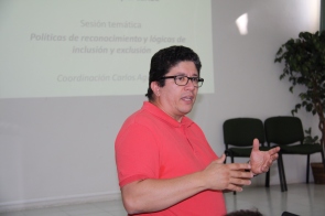 Carlos Agudelo durante debate temático: Políticas de reconocimiento y lógicas de inclusión y exclusión. Lunes 03-10-16